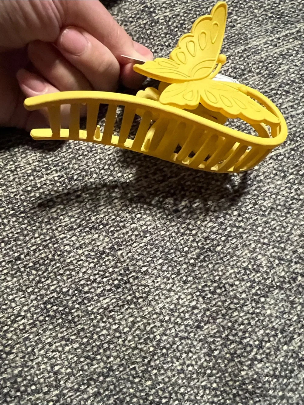 NWT Yellow Butterfly Hair Clip - Women Accessories